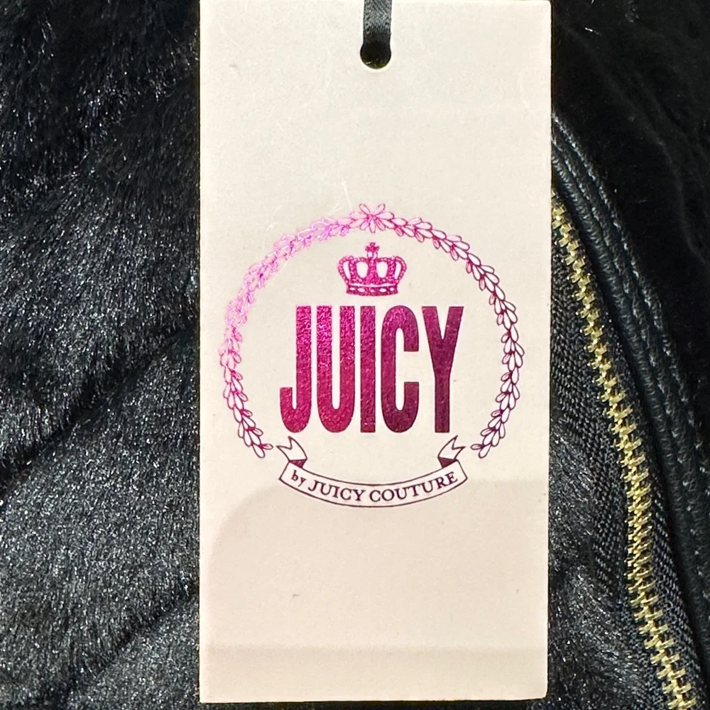 Juicy Couture Faux Fur Backpack Hair Clip Charm Bracelet Bundle NWT